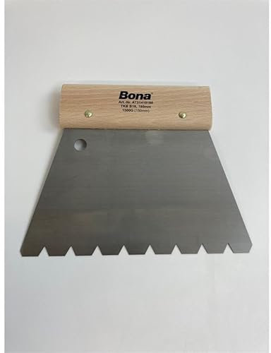 Bona Trowels for Wood Floors - Adhesive Application (180x150mm 1500g Coarse (B16))