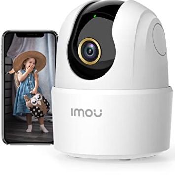 Imou 5MP Cámara Vigilancia WiFi Interior 3K, 360° Cámara de Vigilancia Bebe con Visión Nocturna, Detección de Humana, Compatible con Alexa, Ranger 2C