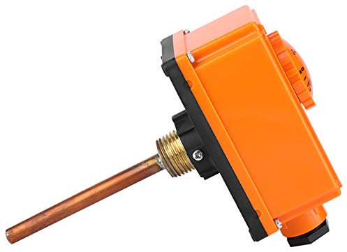 Tbest Parti dello Scaldabagno, G1/2 Filettatura Maschio Termostato per Tubo 'acqua Calda Regolatore di Temperatura 90 ° C Avvio Ad Alta Temperatura