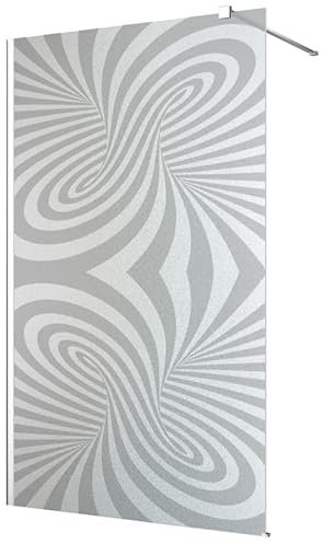 Stickers paroi de douche dépoli - Design - 50x100 cm