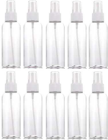 10PCS Mini Spray Bottles, Travel Spray Bottles for Toiletries, PET Small Perfume Spray Bottle, Portable Atomiser for Cosmetics & Skincare, 20ml Lightweight Mini Bottles, Ideal for Travel & Party