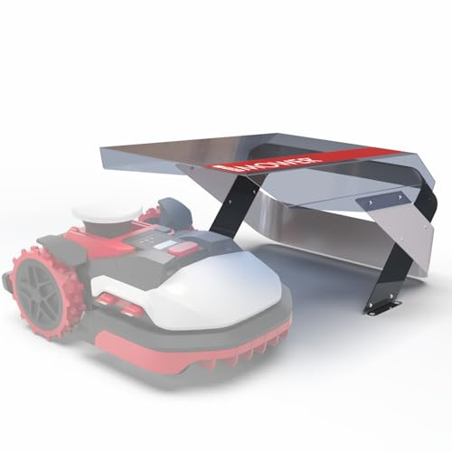 Idea Mower Garage Mobius per Robot Tagliaerba Compatibile con Kress RTKn per Prati fino a 5000m² – Protezione con Tetto Trasparente UV, Accesso Tastiera, Installazione Indipendente