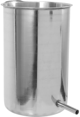 Abaodam Seau de nettoyage en acier inoxydable 304 pour maison, 1000 ml, argent, design ergonomique, pour soin corporel et nettoyage intime
