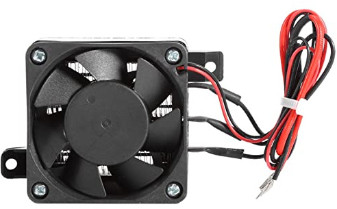 Calentador de Termistor PTC, Mini Ventilador de Coche PTC Calentador de Aire Temperatura Calentadores de Aire Calentador de Ventilador Eléctrico para Humidificador Aire Acondicionado(12V 150W)
