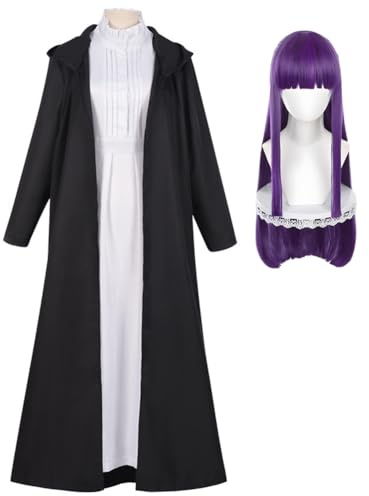 Xinchangda Frieren: Beyond Journey's End Cosplay Costume for Women Anime Fern Cosplay Halloween Christmas Uniforms Full Set