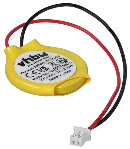 vhbw BIOS-Batterie Ersatz für JGC02000LB00, CR2032-LC1 für Computer (200 mAh, 3 V, Li-Ion)