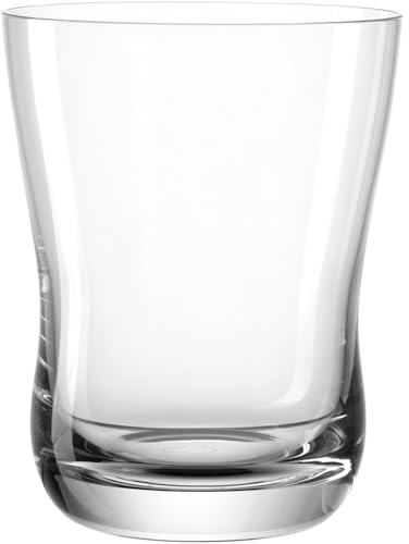 LEONARDO HOME Vita Trinkglas, 6er Set, spülmaschinengeeignete Wassergläser, hochwertige & ergonomische Trink-Becher aus Glas, elegante & moderne Saft-Gläser, alltagstauglich, 360 ml, 054496