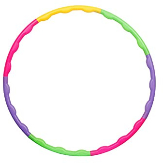 SKDFHOD Hula Hoop - Aro para adultos y niños para adelgazar, juego de aro de fitness desmontable con espuma, incluye instrucciones para entrenamiento intensivo, principiantes y profesionales