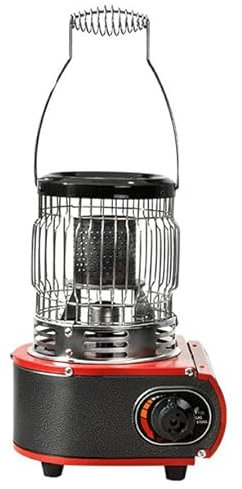 WXPXYBF Réchaud de Camping à Huile, réchaud à gaz Portable, Chauffage d'intérieur et d'extérieur, brûleur pour terrasse, Maison, Rouge