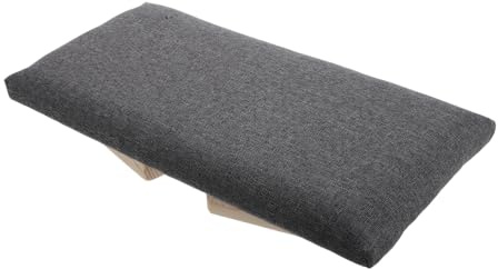 Amosfun Portable Meditation Bench Wooden Stool Foldable Chair Bench Stable and Lightweight for Travel and Zen Practices, Comfortable Kneeler Chair for Prayer and Yoga Sessions