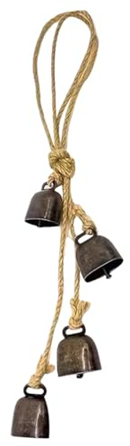 Animal Bell Glocken zur Weide von Ziegen | Glocke für Bauernhoftiere | Katzenkragen mit Glocke | Cow Horse Grazing Bells | Halsband Kätzchen mit Glocke | Caple Caple Farm Bell mit Seil für