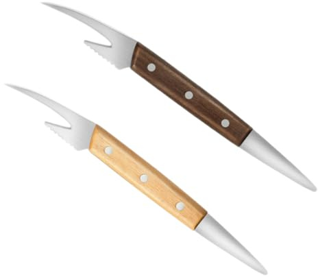 ABOOFAN 2pcs Stainless Steel Shrimp Deveiner Tool Efficient Shrimp Peeler for Fish and Crab