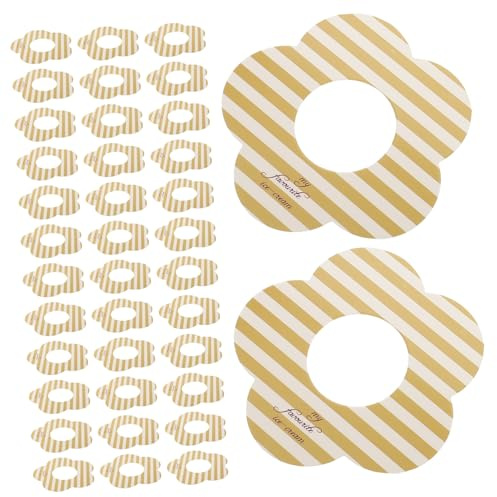 LOORGVEL 200pcs Drip-Free Paper Ice-pop Holders for Boys and Girls, Decorative Ice Cream Cone Rings, Paper Material, Suitable for Cake Shops and Celebrations