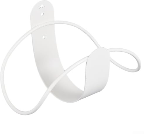Colgador de manguera de pared de acero inoxidable adecuado para varias aplicaciones al aire libre (B blanco)