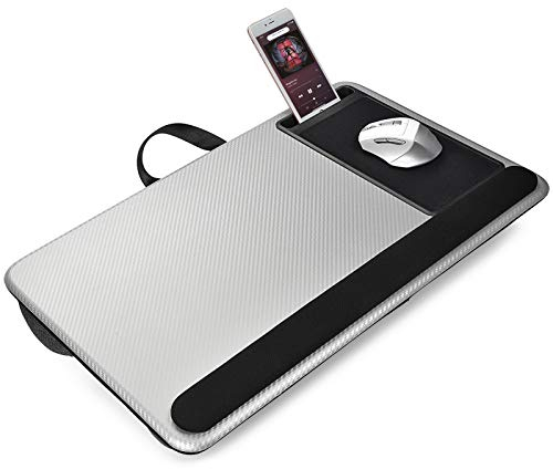 Laptopkissen für Bett mit Kissen，Laptop Unterlage Zubehör Couch mit Mausunterlage and Handgelenkauflage,Laptoptisch Tablett Passen bis zu 17 Zoll Laptop Notebook