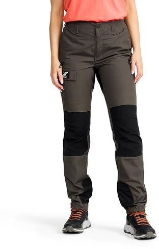 RevolutionRace Damen Nordwand Pants, Hose zum Wandern und für viele Outdoor-Aktivitäten, Mossgrey, XL