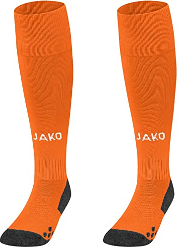 JAKO Unisex Stutzenstrumpf Allround, Neonorange, 39-42