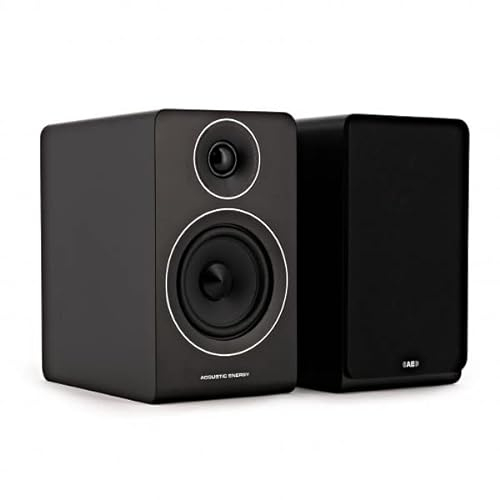 Acoustic Energy AE100² - Altoparlanti da scaffale neri (coppia)