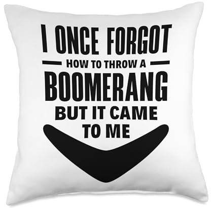 Boomerang But It Came To Me Boomerang Player Throwing Sport Throw Pillow