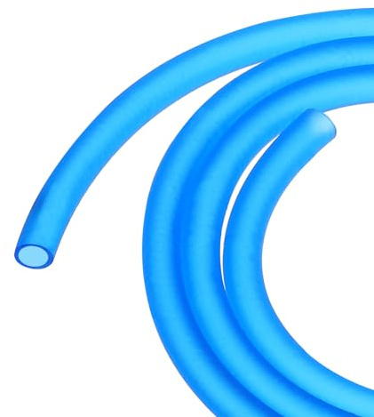 QUARKZMAN Manguera de Combustible de PVC para Gasolina de 5mmx8mm 1M Azul para Motosierras, Cortadoras de Césped, Recortadoras de Hilo, Sopladores y Motores Pequeños