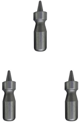 Juego de 3 herramientas para quitar pasadores de remache y cadena de motosierra, 35 mm