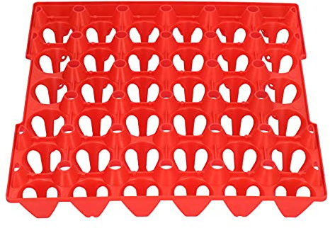 Paquete de 5 - Hueveras de Plástico Extra Grandes de 30 Celdas - Cajas de Huevos Resistentes y Reutilizables para un Almacenamiento y Transporte Convenientes - Bandeja para