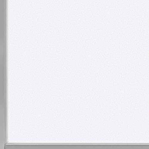 Milchglasfolie Fenster Sichtschutz Fensterfolie 100 x 160 cm Sichtschutzfolie Milchglasfolie Statisch Haftend, Kein Kleber, Blickdicht, Wiederverwendbar, für Zuhause, weiß matt