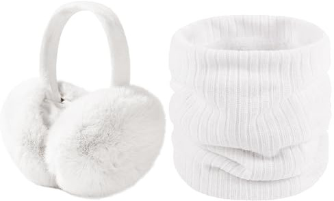 DKDDSSS Ohrenschützer damen, Winter Ohrenwärmer, Ohrenschützer für Frauen, Verstellbar Winter Ohrenwärmer, Plüsch Ohrenschützer, Ear Muffs, Ear Warmers for Women