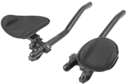 RNXRZANK Supporto per Manubrio da Bici, Manubrio Aerodinamico, Poggiabraccia, Manubrio per Triathlon, Barra Relax, Componente Universale, Leggero E Robusto, Ad, 35x12 Cm