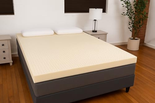 Talalay Latex Mattress Topper - Medium - 3 - Queen