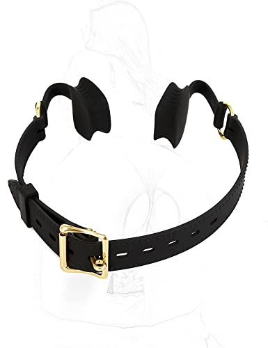 BFLaiCai Mordaza Bucal Con Apertura For La Boca, BDSM, Mordaza For Boca Abierta, Esparcidor De Labios, Silicona, Bondage, Juguete Sexual Erótico For Mujeres Y Parejas