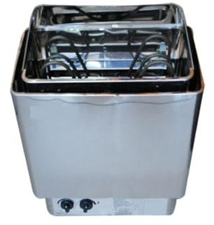 Sauna en Casa, Estufa de sauna sudor con control interno y externo, estufa seco comercial acero inoxidable for uso doméstico, pequeña máquina Vapor Suave(4.5k)