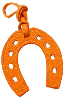 Taschenanhänger Leder Glücksbringer Hufeisen – Damen-Taschenanhänger als Bag Charm & Bag Pendant, eleganter Anhänger Tasche Damen, Leder Schlüsselanhänger Mädchen für Handtasche, Rucksack & Geldbörse