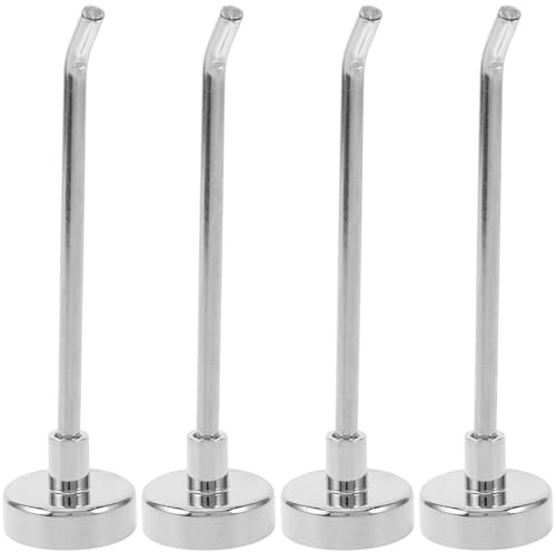 FONDOTIN 4 Pezzi gancio per montaggio a parete portasciugamani ganci sospesi magnetici Ganci per tazze Silver