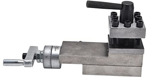 FTVOGUE Morsetto per Morsa per Tornio Morsetto per Morsa Scorrevole a 2 Vie HT250 Portautensili a Rapido in Ferro Grigio 50x50mm per Tornio per la Lavorazione dei Metalli