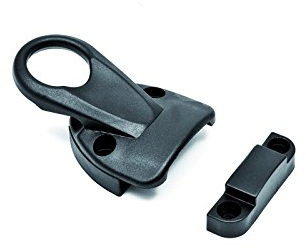 CLAC - Cricchetto esterno di chiusura per finestre e persiane nero in plastica