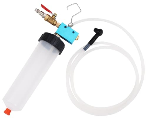 vidaXL Pumpe für Bremsflüssigkeitsersatz mit flexiblem Schlauch Bremsenentlüftungsgerät Druckluft Flüssigkeit Wechseln Bremsenentlüfter Satz 300ccm