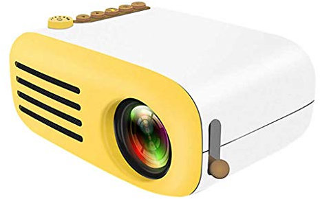 LIUXIUER LED Mini Home Cinema Portátil, Video-Proyector Compatible con Bluetooth 1080P Theater Soporte USB VGA HDMI AV TV,1