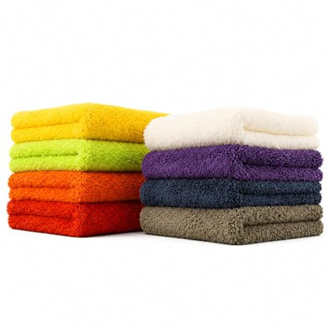 Chemicalworkz Edgeless Soft Touch: Lackschonende Premium Mikrofasertücher mit 500GSM - schonend weiche & fusselfreie Poliertücher für die Autopflege - Auto Microfasertücher | 40x40cm (8 STK.)