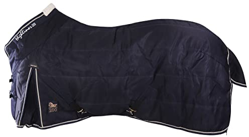 Harry's Horse Stalldecke Highliner 200gr, Einfarbig, Schwarz, Baumwollmischung, Winter, Decke, Pferd, Unisex, 1 Stück