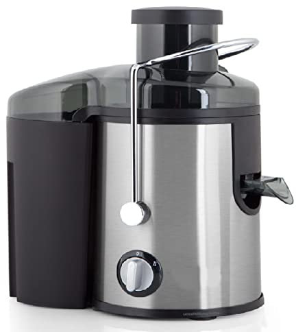 Suinga Centrifugeuse Puissance 600 W 2 vitesses, récipient amovible pour pulpe et jus, passoire et filtre en acier inoxydable.