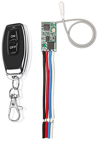 Wireless Light Switch Kit Remote Control Switch 433mhz RF Transmitter and Receiver Momentary Toggle Latching