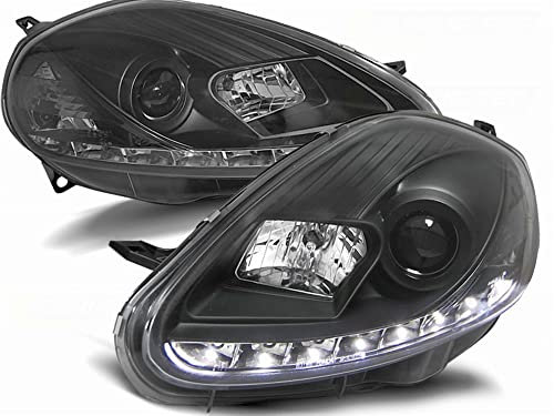 Tuning-Tec LED Scheinwerfer Set in schwarz für Fiat Grande Punto Facelift 08-09