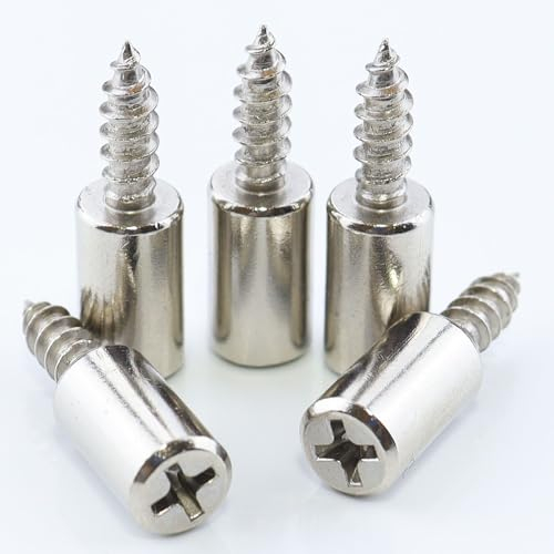 Selbstschneidende Schraube Regalbodenträger, Regalhalter, Regalbodenhalter für Schrank, Bücherregal, Schrank & Möbel (Packung mit 20 Stück)