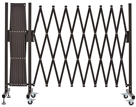 Türschutzgitter Pet Playpen Faltbares Haushaltsschutz Metall Isolationszaun Kinder Haustier Garten Eisen Aluminium Teleskopzaun Absperrgitter Treppengitter Kindergitter (Size : 5m)