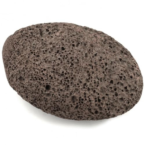 PHOGARY Bimsstein Fußpflege - Lavastein Bims Fußpflege zur Entfernung von harter Hornhaut an Füßen und Händen - Natürliches Fußpeeling zur Entfernung abgestorbener Hautzellen - Schwarz