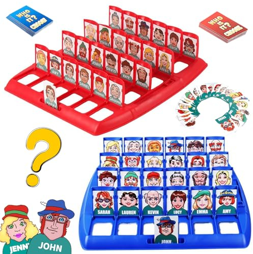 SPHERETRON Wer Ist Es Spiel, Wer Ist Es Lustiges Ratespiel Brettspiel, Who Whats Their Name Classic Game, Family Erraten Spiele FüR Eltern Kind Interaktives Spielzeug
