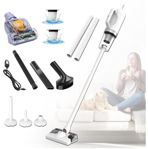 LRF-yxkj Aspira E Lava Pavimenti Casa 5 in 1 Batteria Portatile Ricaricabile, Scopa a Vapore Lavapavimenti Senza Filo per Pavimento Tappeti Animali e Gli Interni delle Auto