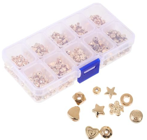 LIFKOME Spacer-perlen Für Diy-schmuck Bastelbedarf Mit Kreativem Design Lose Perlen Als Armbandherstellungszubehör Spacer-perlen Für Halsketten-loseperlen Schmuckherstellungszubehör