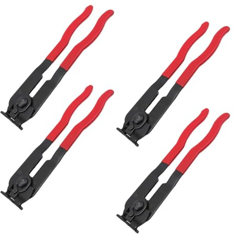 usefulbeauty 4 Pièces Pince pour Collier De Serrage Soufflet De Cardan - Pinces De Serrages De Botte D'essieu CV - Sertissage De Bande Professionnel | pour Réparation De Voiture